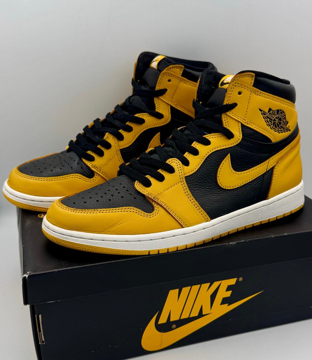 Nike Air Jordan 1 Retro High OG  Pollen White Black 555088-701 Sz 11.5 # 302-65